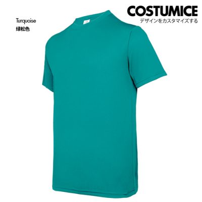 Costumice Design Crew Neck Dri Fit T Shirt Turquoise S
