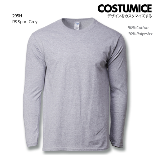 Costumice Design Premium Cotton Long Sleeve T-Shirt-Rs Sport Grey
