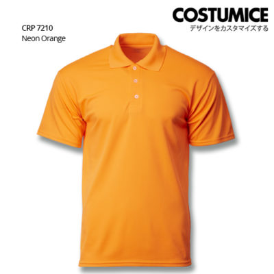 Costumice Design Quick Dry Polo Crp 7210 Neon Orange