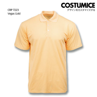 Costumice Design Quick Dry Polo Crp 7223 Vegas Gold