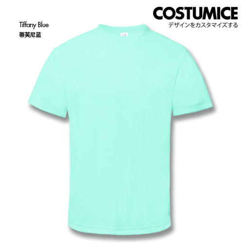 Costumice Design Crew Neck Dri Fit T Shirt Tiffany Blue F