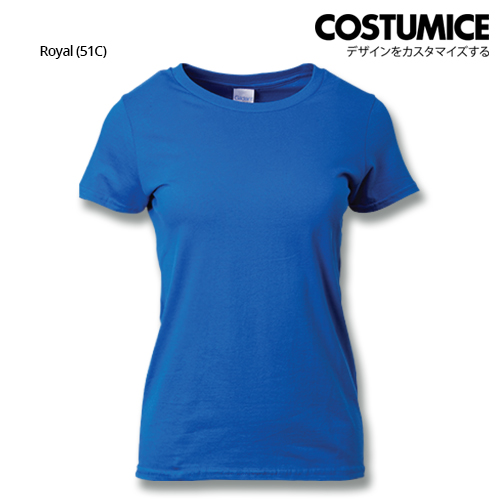 Costumice Design Ladies Premium Cotton T-Shirt-Royal