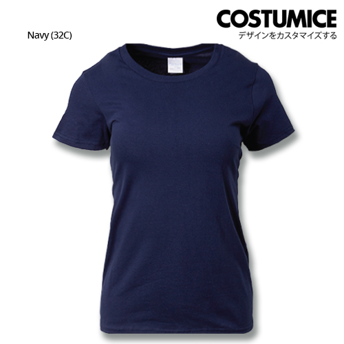 Costumice Design Ladies Premium Cotton T-Shirt-Navy