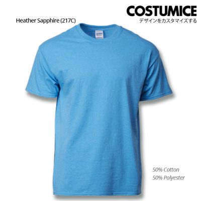 Costumice Design Ultra Cotton T-Shirt-Heather Sapphire