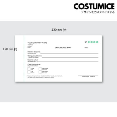 Costumice Design Small Size Multipurpose Bill Book 4