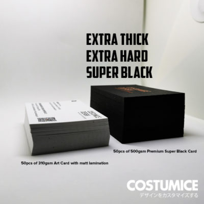 Costumice Design 500Gsm Premium Super Black Card 3