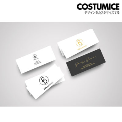 Costumice design slim hot stamped name card 2