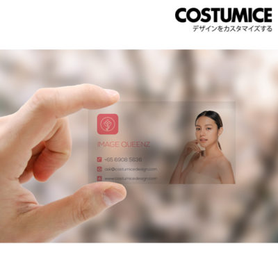 costumice design transparent PVC card 3