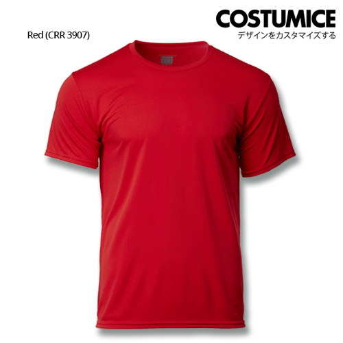 Costumice Design Quick Dry Plus+ Performance T-Shirt-Red