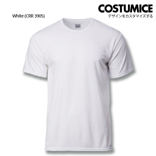 Costumice Design Quick Dry Plus+ Performance T-Shirt-White