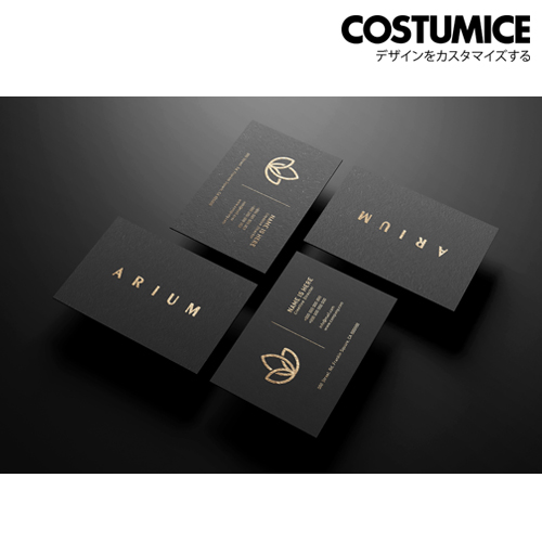 Costumcie Design Premium Name Card 800Gsm Premium Super Black Card 3