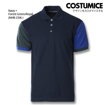 Costumice Design Dashing Polo -Navy+Forest Green+Royal