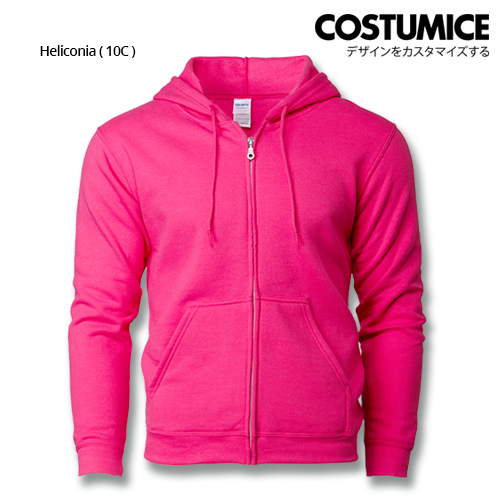 Costumice Design Heavy Blend Full Zip Hoodie Printing- Heliconia