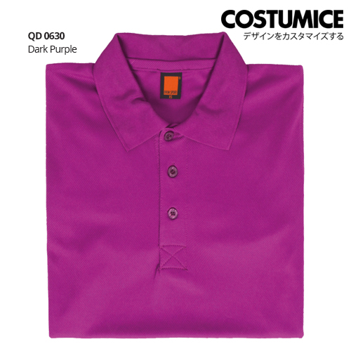 Costumice Design Dri Fit Polo Dark Purple