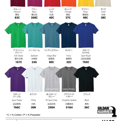 Costumice Design Heavy Cotton T-Shirt Color Options