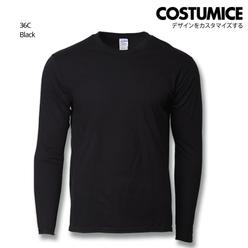 Costumice Design Premium Cotton Long Sleeve T-Shirt-Black
