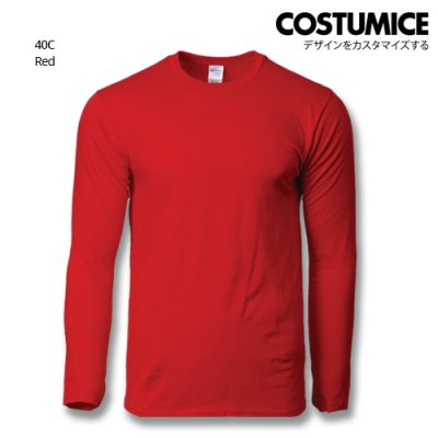 Costumice Design Premium Cotton Long Sleeve T-Shirt-Red