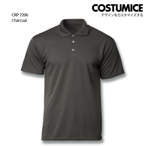 Costumice Design Quick Dry Polo Crp 7206 Charcoal