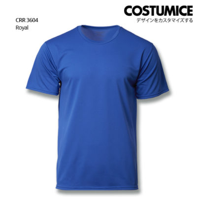 Costumice Design Quick Dry T-Shirt Crr 3604 Royal