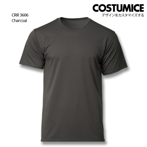 Costumice Design Quick Dry T-Shirt Crr 3606 Charcoal