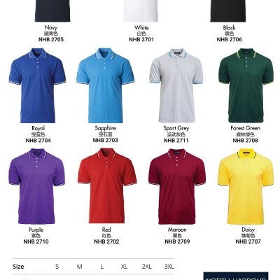 Costumice Design Signature Collection Business Polo Color Options