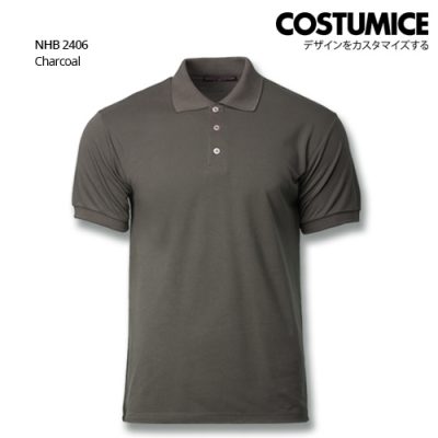 Costumice Design Soft Touch Polo Nhb 2406 Charcoal
