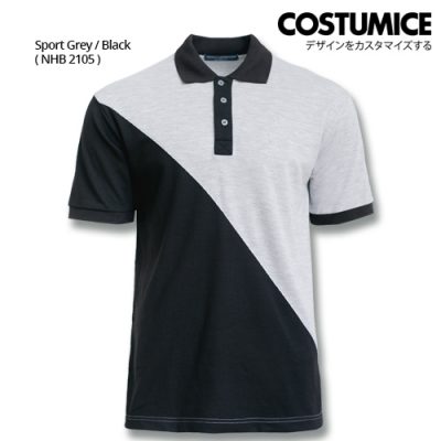 Costumice Design Signature Collection Venture Polo Sport Greyblack