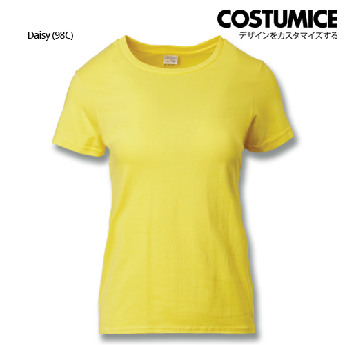Costumice Design Ladies Premium Cotton T-Shirt-Daisy