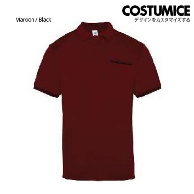 Costumice Design Minimalist Pocket Polo Marronblack