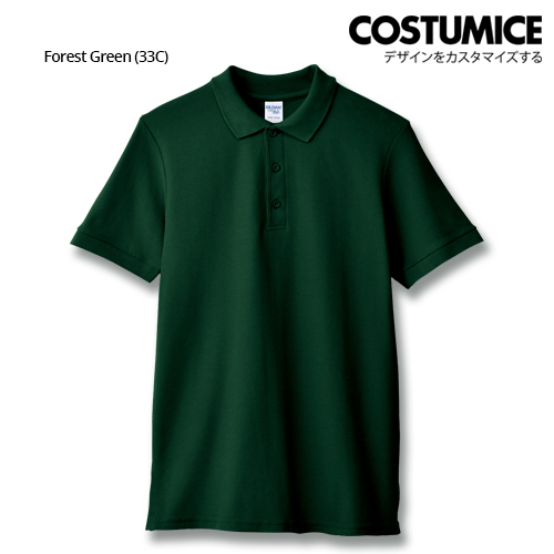 Costumice Design Premium Cotton Double Pique Polo - Forest Green