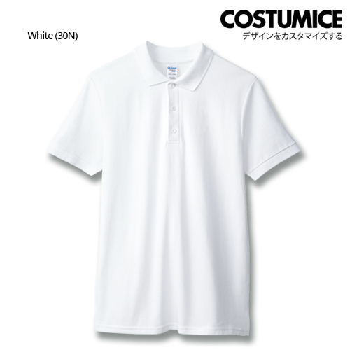Costumice Design Premium Cotton Double Pique Polo - White