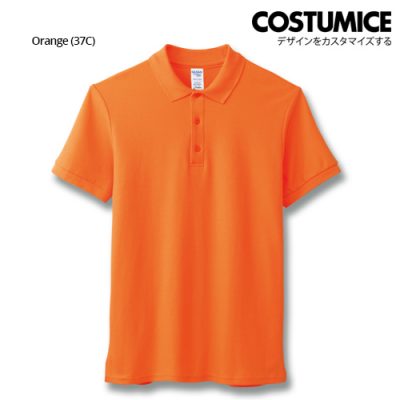 Costumice Design Premium Cotton Double Pique Polo - Orange