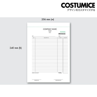 Costumice design large size Multipurpose bill book 3