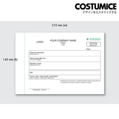 Costumice design medium size Multipurpose bill book 3