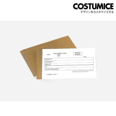 Costumice design receipt book 2