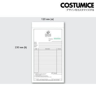 Costumice design small size Multipurpose bill book 3