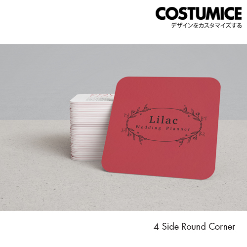 Costumice Design Square Name Card Round Corner 2