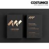 Costumcie Design Premium Name Card Printing 500Gsm Premium Super Black Card 1