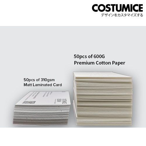 Costumice Design 600Gsm Hot Stamped Cotton Paper 3