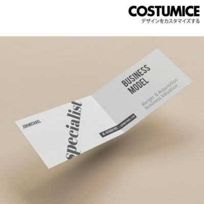 Costumice Design Folded Name Card 2