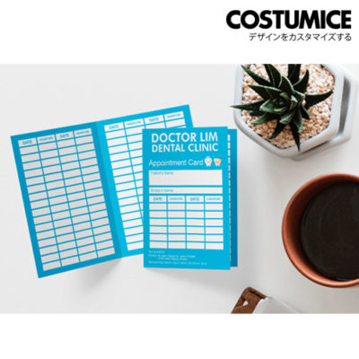 Costumice Design Folded Name Card 3