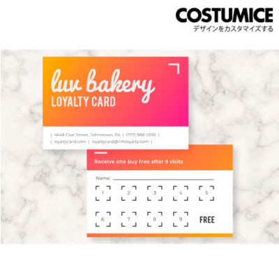 Costumice Design Loyalty Card 2