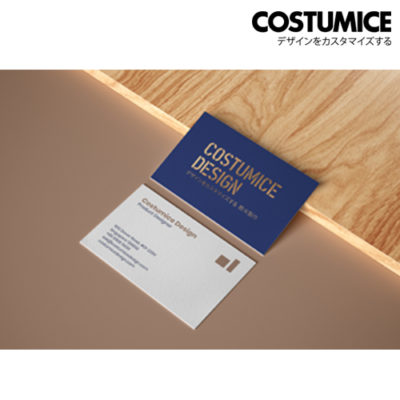 costumice design metalic foil name card 2