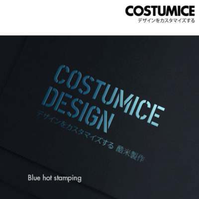 Costumice Design Name Card Blue Hot Stamping
