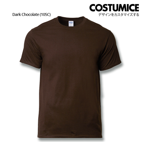 Costumice Design Premium Cotton T-Shirt-Dark Chocolate