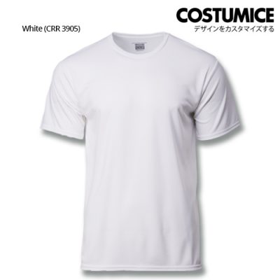 Costumice Design Quick Dry Plus+ Performance T-Shirt-White