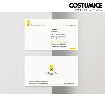 Costumcie Design Multipurpose name card template CDS-GEN-12-01