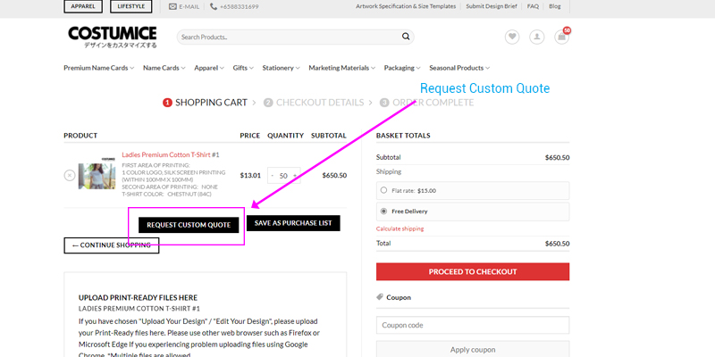 How To Get Special Wholesale Price Offer Directly In Your Account 4 Costumice Design How To Get Special Wholesale Price Offer Request Custom Quote