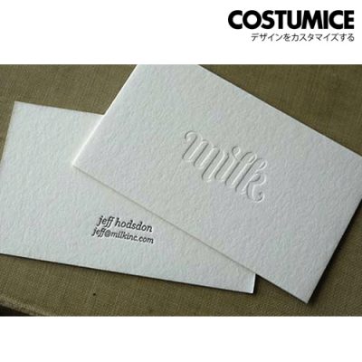 Embossed name card 4