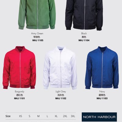 Costumice Design Bomber Jacket Color Options